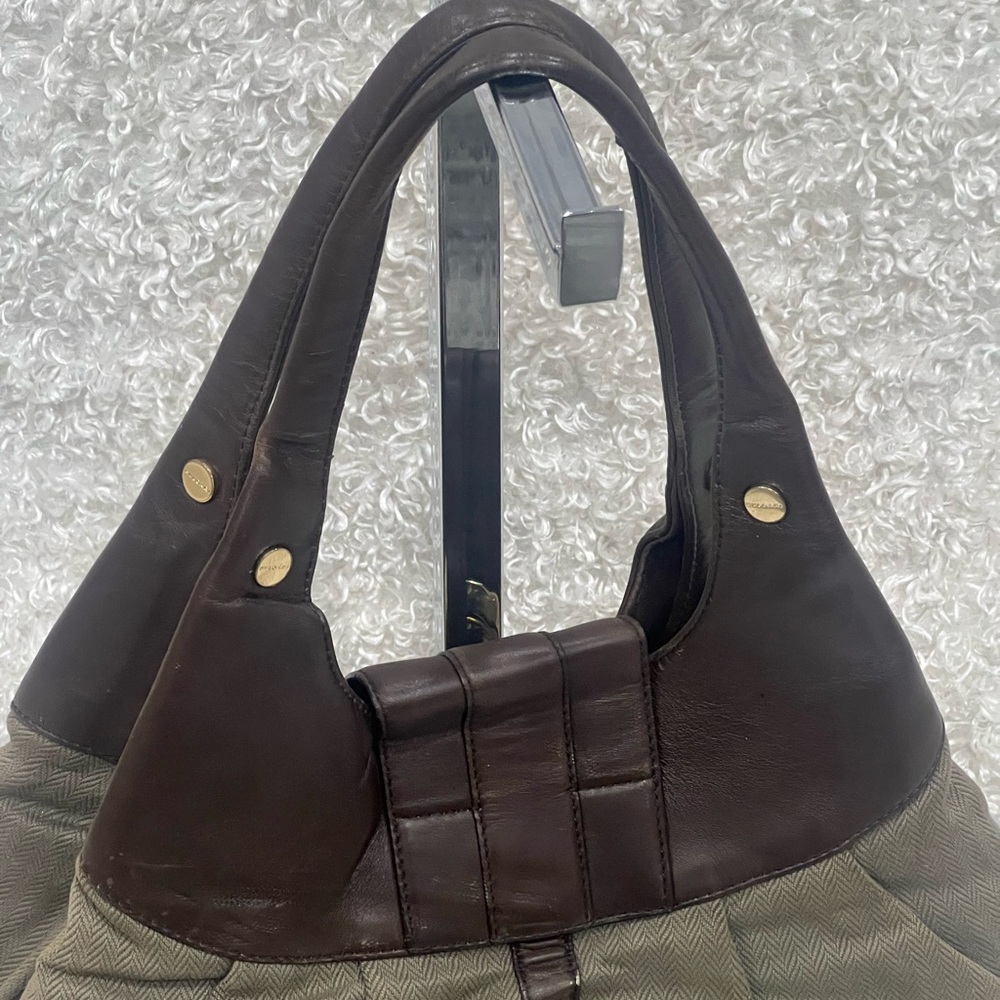 Bvlgari Canvas and Leather Chandra Hobo Bag - Picture 9 of 16